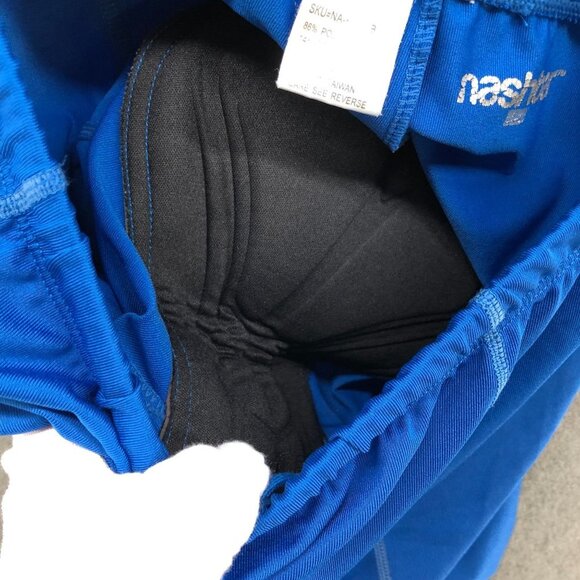 Nashbar Womens Blue Padded Cycling Shorts Biking Lycra Size Large L - Picture 8 of 11